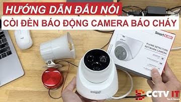 Hướng Dẫn Đấu Nối Còi Đèn Báo Động Trên Camera Phát Hiện Lửa Báo Cháy Dahua HY-FT121LDP | CCTVIT.NET