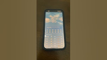 Partly Cloudy morning variant 3 iOS 17