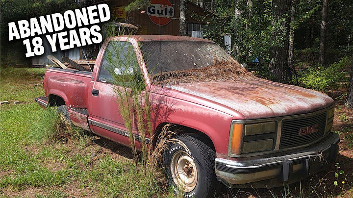 Will It Start? Abandoned 18 YEARS 1990 GMC STEPSIDE