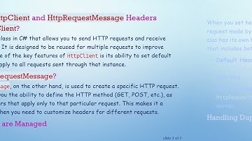 Understanding HttpClient DefaultRequestHeaders and RequestMessage Headers in C#