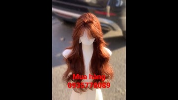 Tóc giả siêu da đầu xoăn layer #tocgianguyendau #tocgiasieudadau