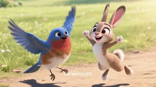 🐰✨ Cerita Anak: Kelinci dan Bayangan Ajaib ✨🌙