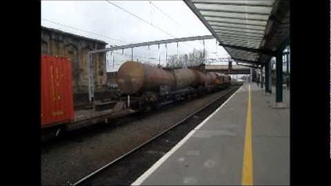 Class 66 No. 66034 With 6C48 Intermodal At Carlisle Citadel.wmv