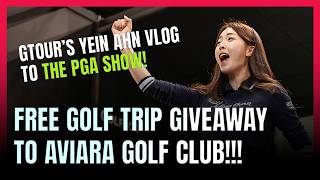 🚨 FREE GOLF TRIP GIVEAWAY to Aviara Golf Club 🚨 VLOG Part 2: GTOUR Player Yein Ahn Visits PGA Show! screenshot 5