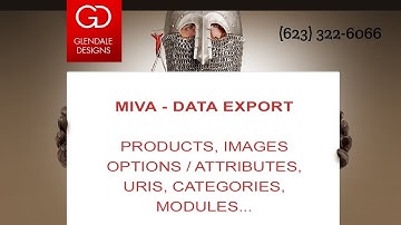 Miva Ecommerce: Export Your Data & Modules - A Quick Tutorial with Tips