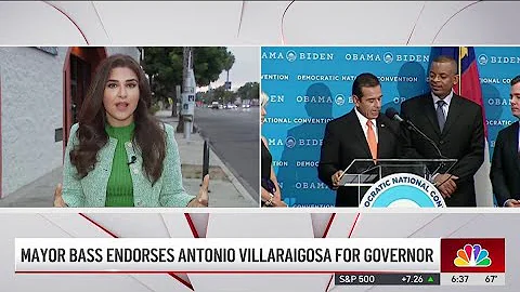 LA Mayor Karen Bass endorses Antonio Villaraigosa for CA governor