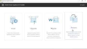 VMware vCenter Server Appliance 6.7 File-Based Backup & Restore