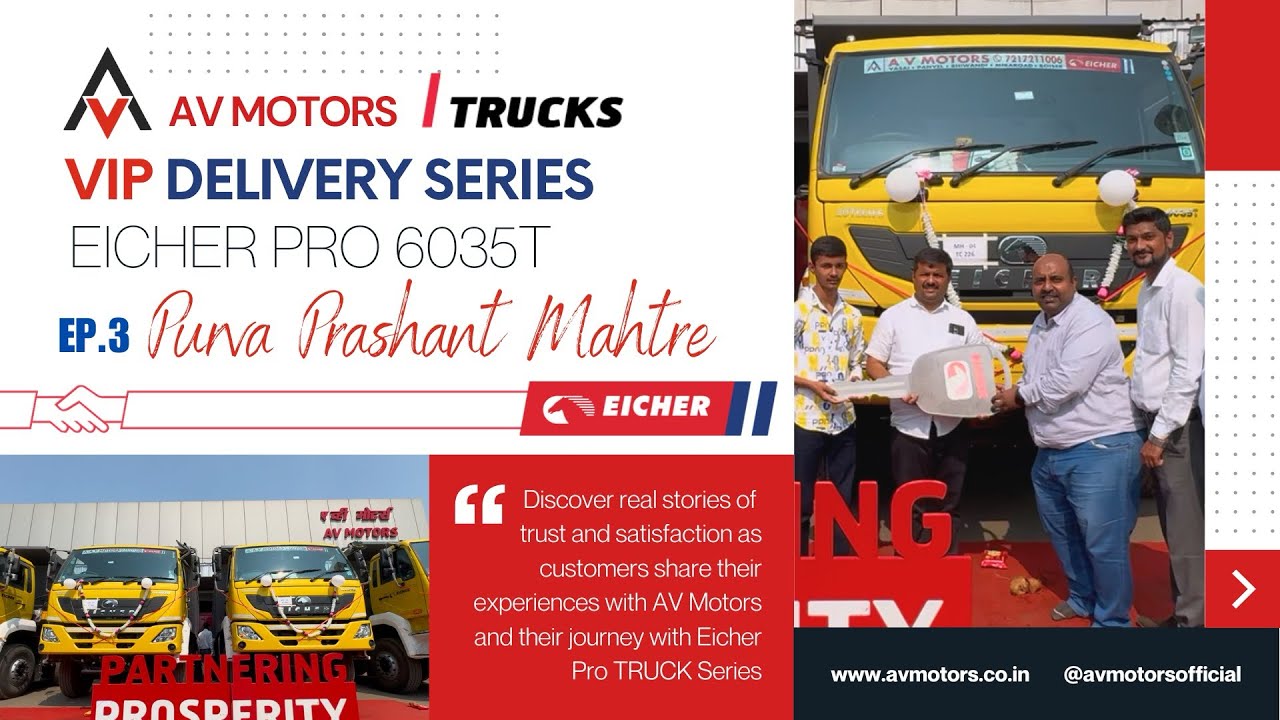 Eicher Pro 6035T Customer Experience At AV Motors | A Fleet Owners ...