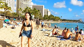 HAWAII PEOPLE | 🌴 Walking Tour of the Waikiki Beachwalk  🏖  #hawaii #travelvlog