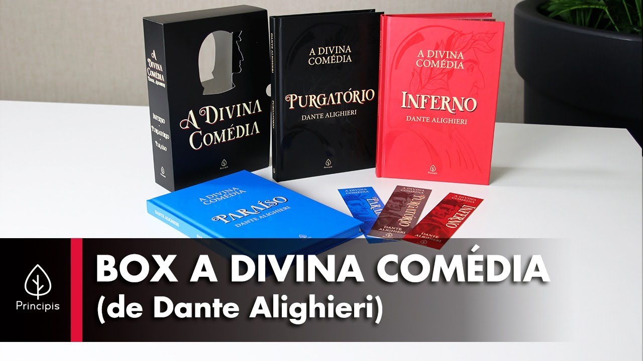 BOX A DIVINA COMÉDIA = EDIÇÃO BILÍNGUE PORTUGUÊS ITALIANO JB