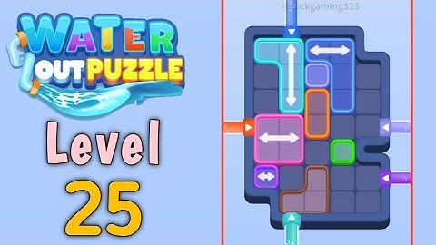Water Out Puzzle Level 25 Walkthrough