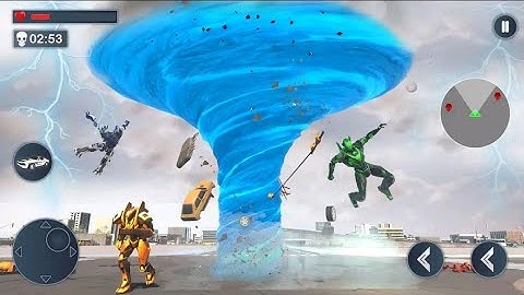 Tornado Robot Car Game Android Game Play #GAMRS ZONE