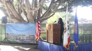 Sights from UCSB Library Expansion Groundbreaking 2013