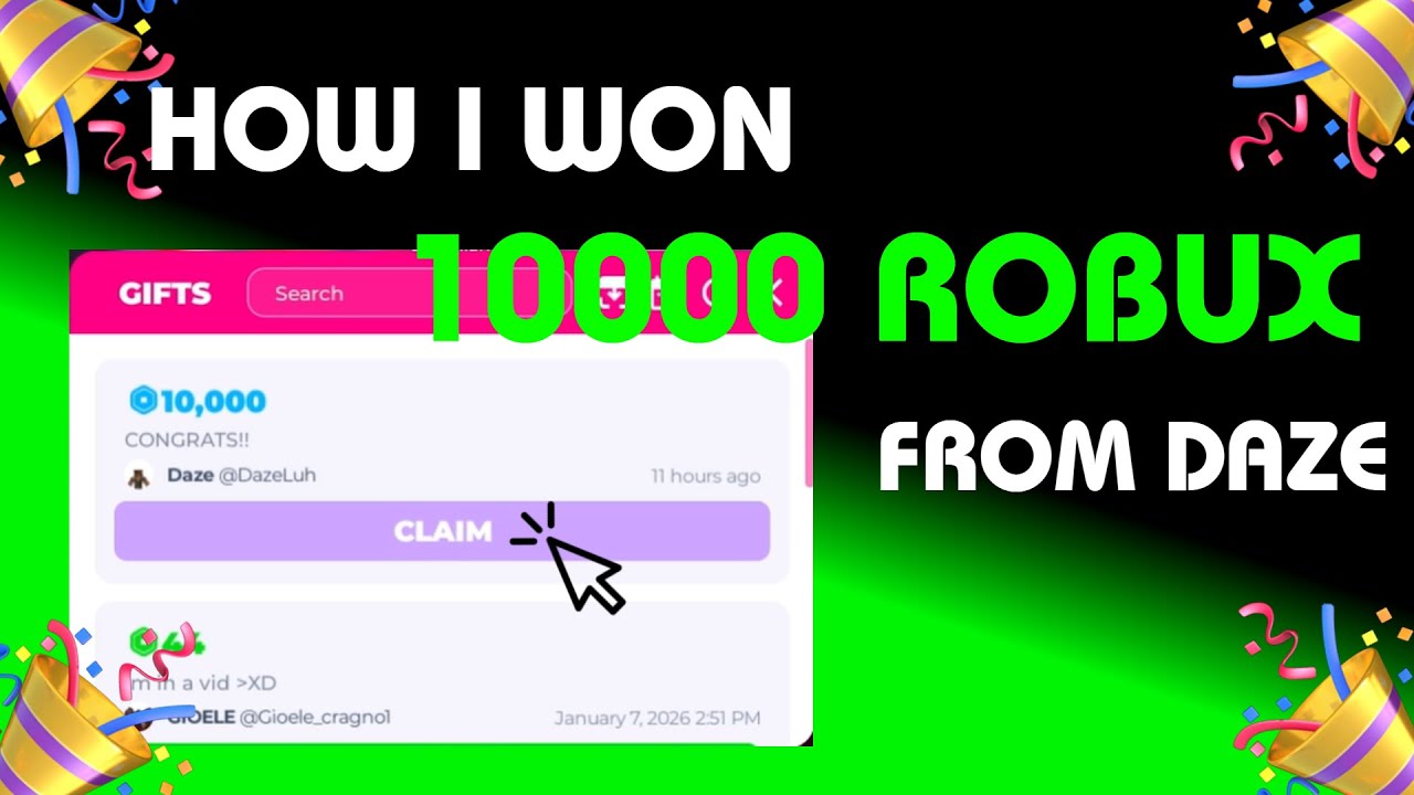 10k Robux Real How i WON 10K robux giveaway - YouTube