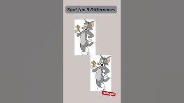 Spot the 5 Differences #braintest #shorts  #quiz #mindgames #findthedifference #puzzle #iq