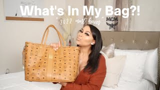 WHATS IN MY BAG ? | MCM Medium Liz Reversible Shopper | Everyday Essentials by Winter Jai 6,100 views 1 year ago 18 minutes