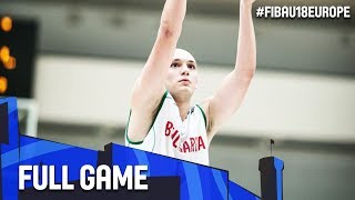 Bulgaria v Iceland - Full Game - FIBA U18 European Championship 2017