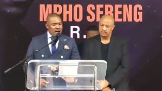 [Watch] Aubrey Poo Singing Nkosi sihlangane at Mpho Sebeng Funeral highlights💔😭🥹#subscribe