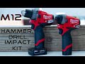 M12 FUEL 12-Volt Li-Ion Brushless Cordless Hammer Drill and Impact Driver Combo Kit