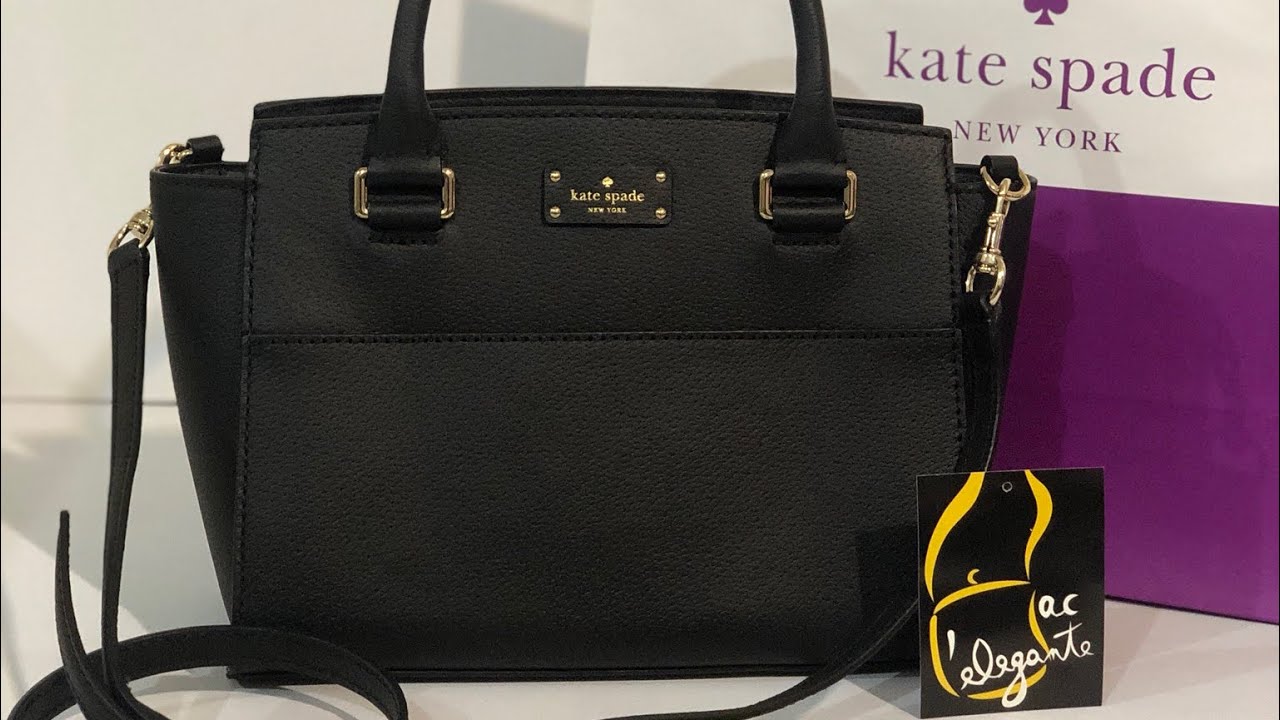 Kate Spade Small Lana satchel- weight - YouTube