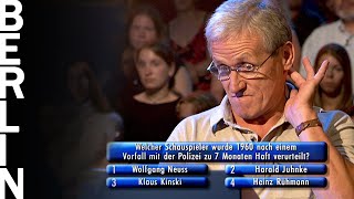 "Wie endet die Liedzeile 'Kreuzberger Nächte sind...' ?" | Das Berlin Quiz (2002) | Folge 34/45