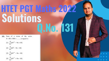 HTET PGT L3 MATHS Exam 2022 Solutions #htet #htet2022 #soc