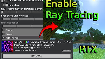Enable Ray Trcing In Any World In Minecraft 1.21+ | RTX Shader For Minecraft PE 1.21+ (100% Working)