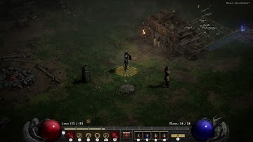 Diablo ll Resurrected - Act 1 Rogue Encampment: Deckard Cain Identify Items (Weapons, Rings, Amulet)