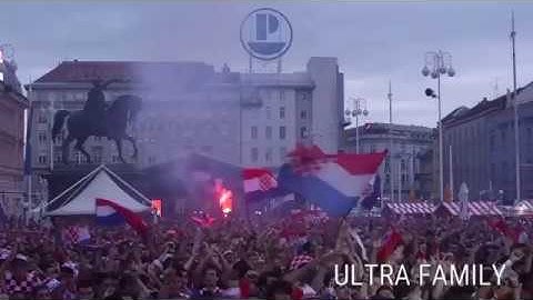 Croatia Fans go Crazy after the win