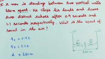 TN 10th SCIENCE PHYSICS |Unit 5 ACOUSTICS Numerical problems part-5 | Qn.5 | sums in tamil |2020