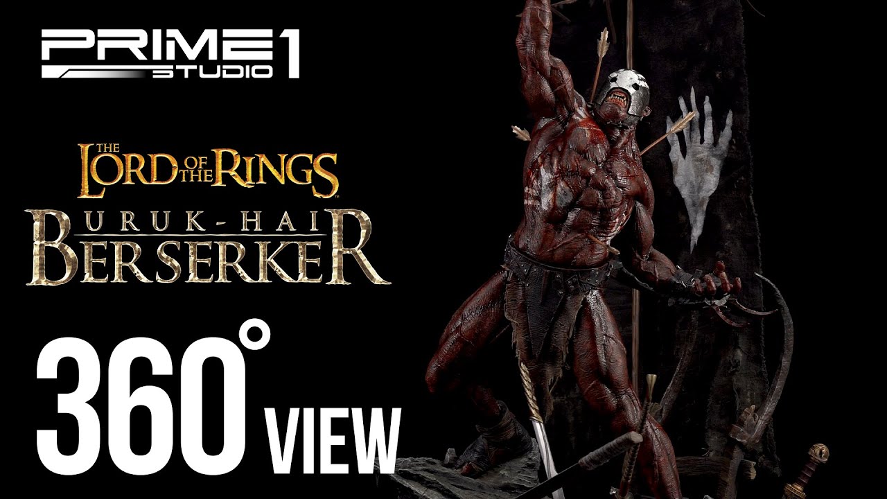 Uruk Hai Berserker (The Lord of The Rings) 360°View - Prime1Studio ...