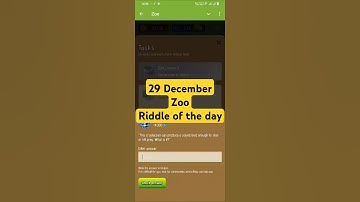 29 December Zoo Riddle of the day #zoo #shortsfeed #trendingshorts