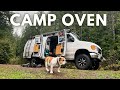 FOLDABLE CAMP OVEN | Camper Van Living On a Rainy Day