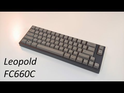 Leopold FC660C: better stock Topre experience than the HHKB
