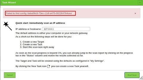 SCAP database is required OpenVas GVM
