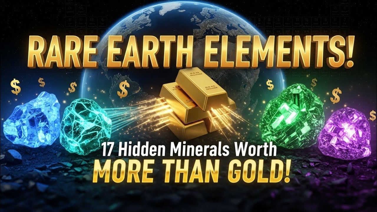 Редкоземельные элементы: 17 скрытых минералов, которые стоят дороже золота!
