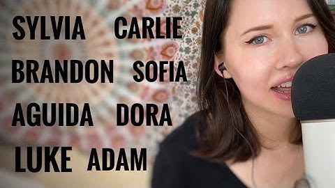 ASMR~Whispering My Subscribers Names With Hand Movements (2K Special!🤩)