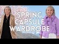 Womens capsule wardrobe for a spring getaway