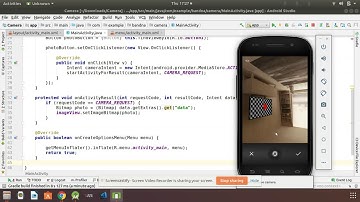 How to Build Camera  Code in Android Studio | Start Activity for Result(Tutorial 4)