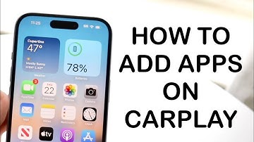 How To Add Apps To Apple CarPlay! (2024)