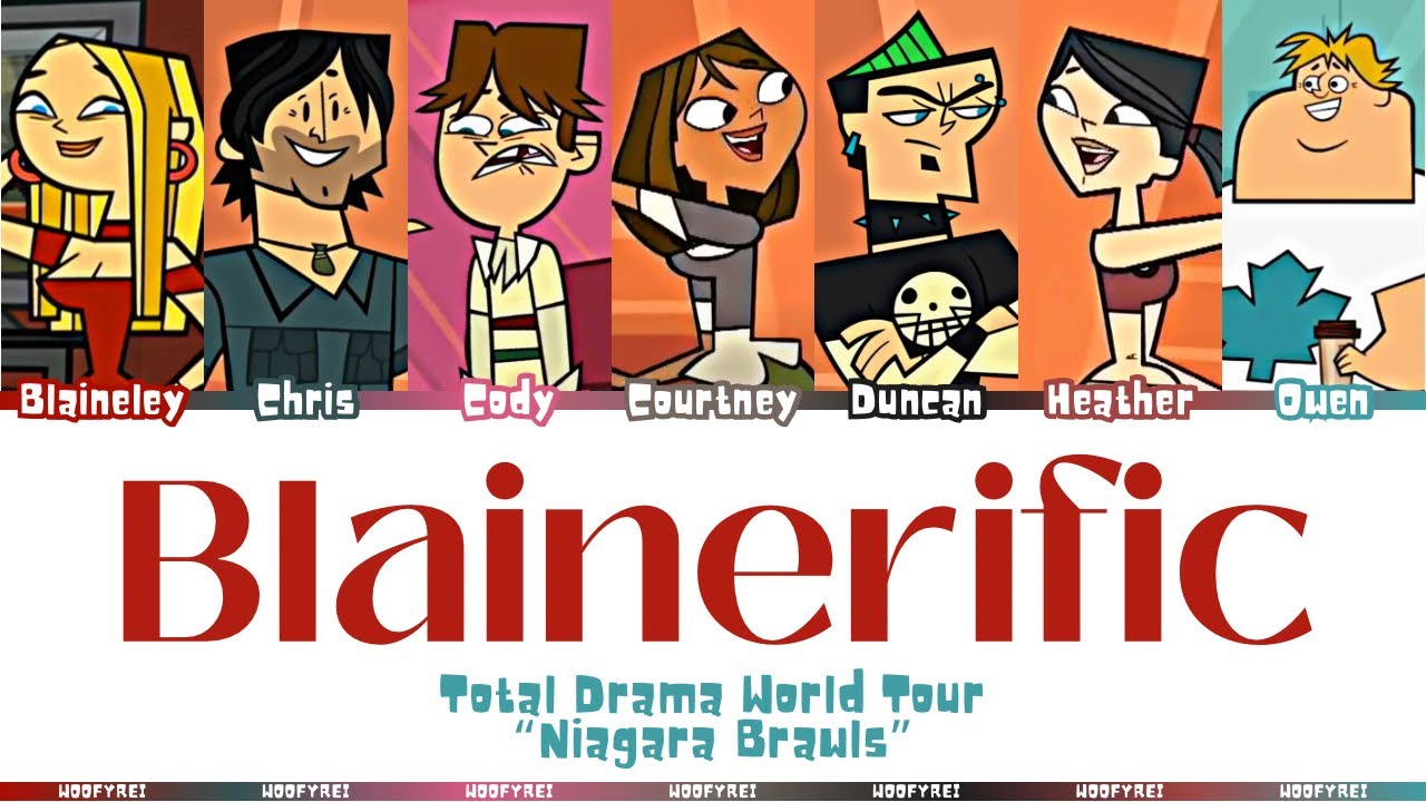 total drama world tour blainerific lyrics