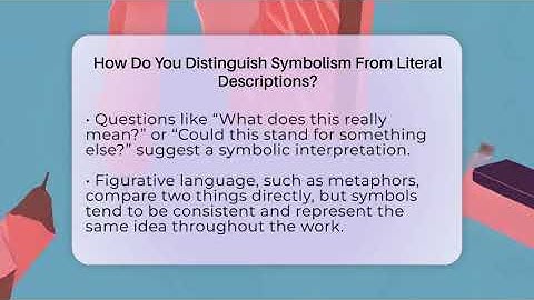 How Do You Distinguish Symbolism From Literal Descriptions? - The Prose Path