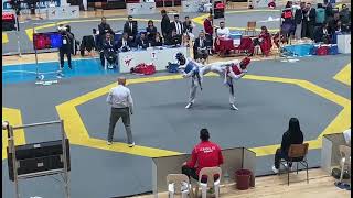 Abdullah Ömer Yarlı Trabzon Enes Kaplan Ankara 2023 Büyükler Türkiye Taekwondo Şampiyonası 54 Kg