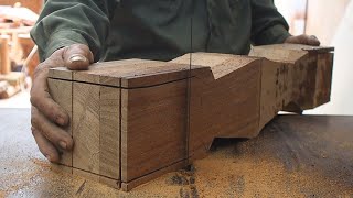 Interesting Woodworking Ideas / Crafting A Remarkable Table And Chair set from Discarded Wood Pieces