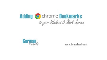 Add a Google Chrome Shortcut to your Windows 8 Start Screen