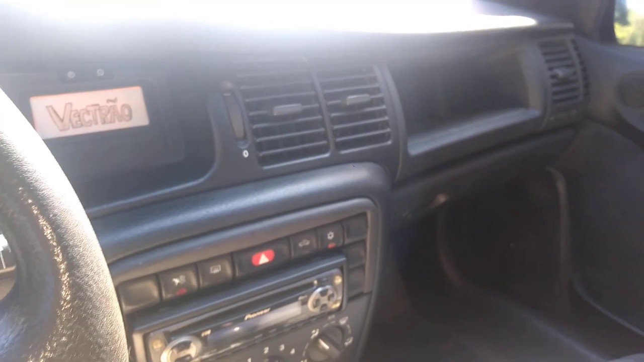 Mostrando todos os botões e funções do Vectra 97 Gls 2.0