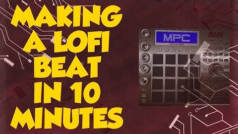 MAKING A LOFI BEAT 10 MINUTES USING THE AKAI MPC STUDIO 🎹