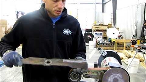 Sharpening a Mower Blade with Your Multitool Grinder Attachment