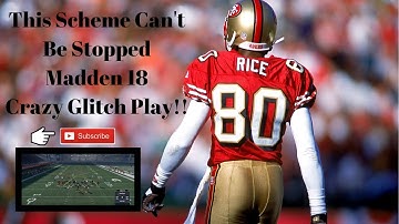 CHEESIEST SCHEME IN MADDEN 18 ALL GLITCH PLAYS AND UNSTOPPABLE MONEY PLAYS | Madden 18 Tips & Tricks