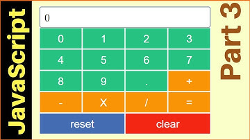 How To Make A Calculator In Javascript  [ with source code ] Part 3/4